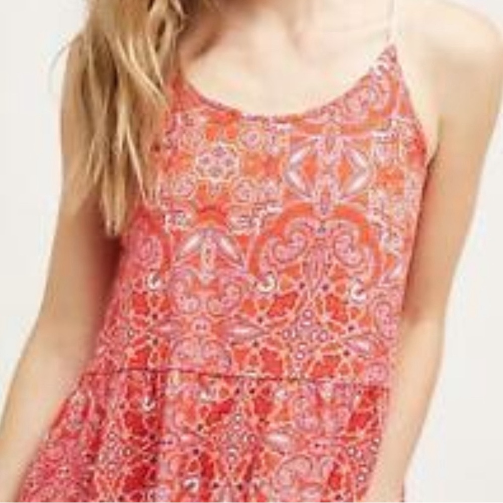 Anthropologie Meadow Rue Racerback swing Tank